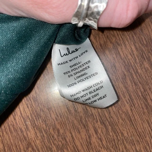 Lulu’s Promise of Forever Emerald Velvet Column Maxi Dress Green Velvet - Picture 5 of 7